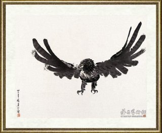 徐悲鸿_鹰扬