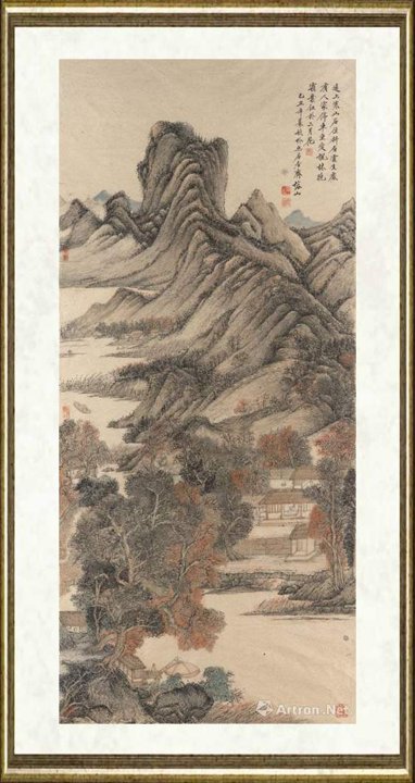 张榕山_静幽山水图