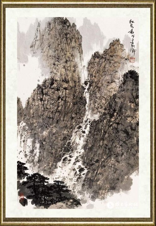 雷正民_秋泉急流