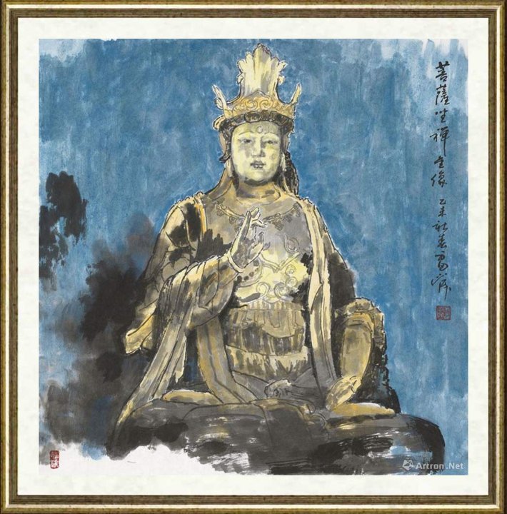 雷正民_菩萨坐禅金像