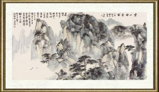 林存安_空山诗意图