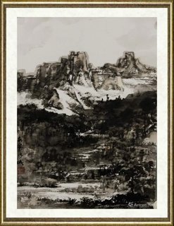 胡江_锡安山观雪