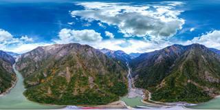 理塘河流域全景