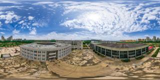 建东职业技术学院_广场航拍_1